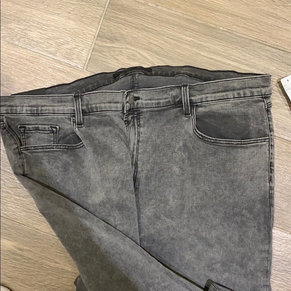 J Brand Women Gray Ruby High-Rise Slim Cigarette Denim Jean Plus Size 22 - Picture 8 of 9